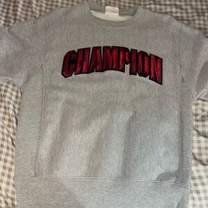 vintage champion crewneck embroidered